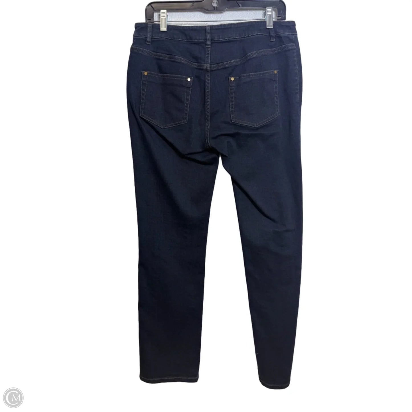 Jeans Straight By Ellen Tracy In Blue Denim, Size: 8