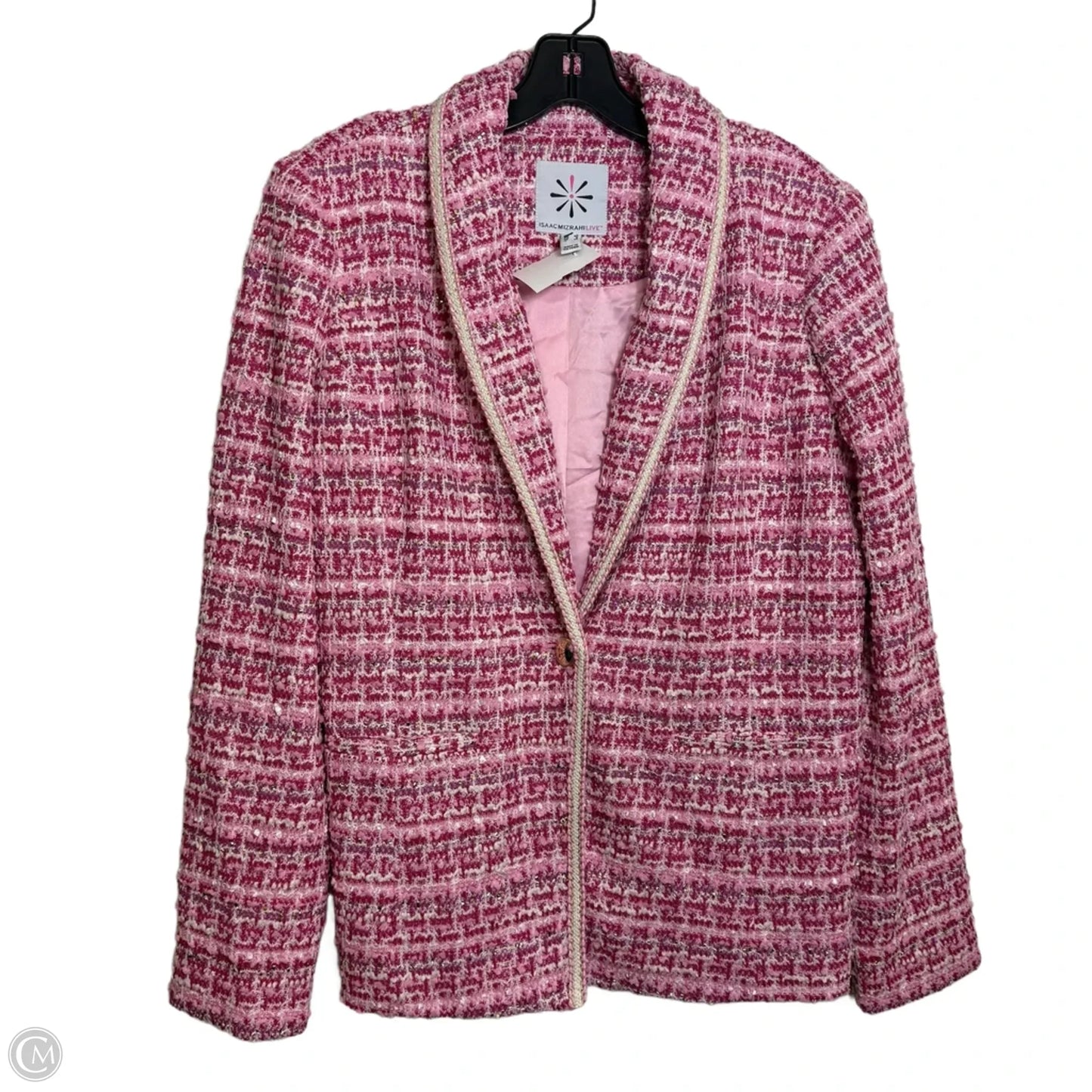Blazer By Isaac Mizrahi Live Qvc In Pink, Size: S