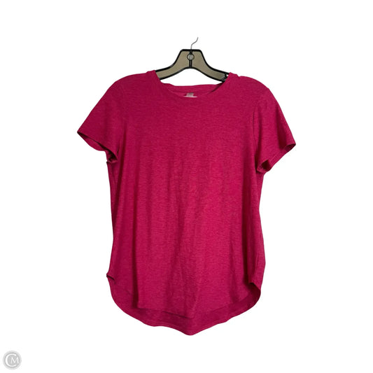 Top Short Sleeve By Beyond Yoga In Pink, Size: S