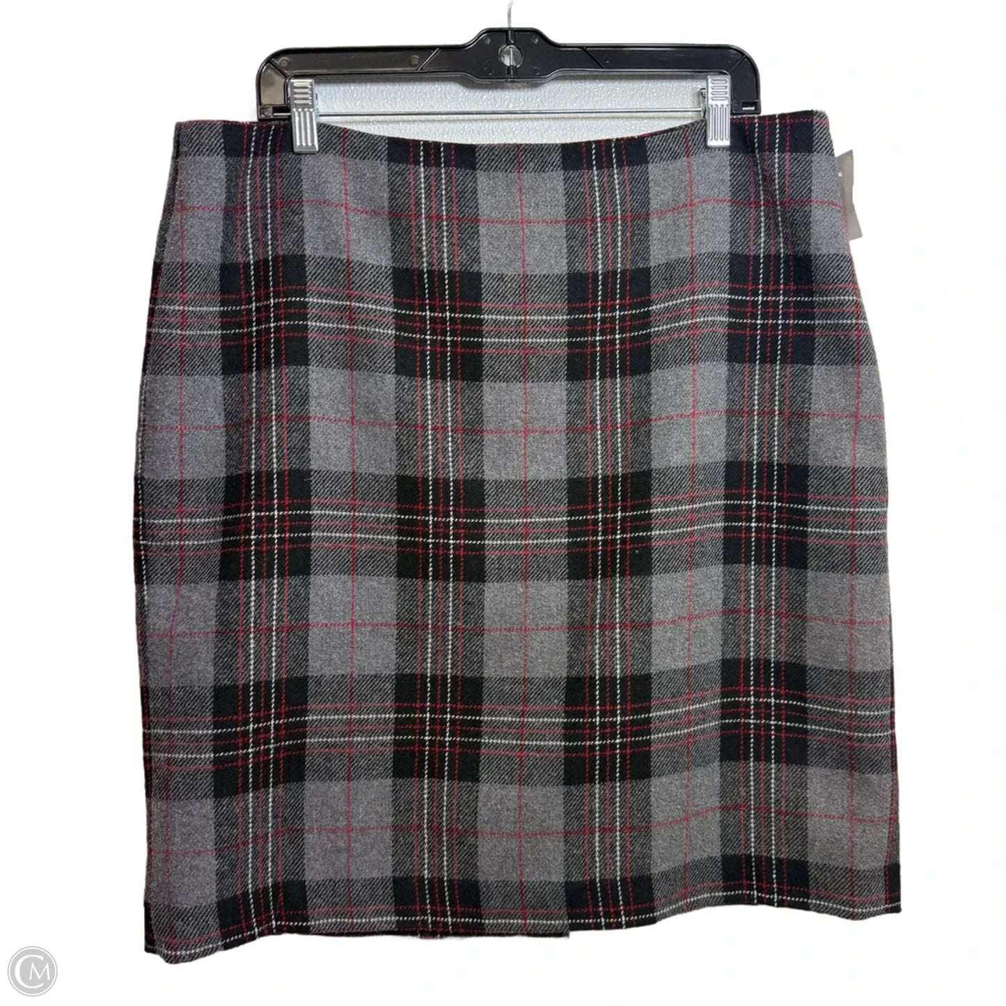 Skirt Midi By Talbots In Plaid Pattern, Size: 16