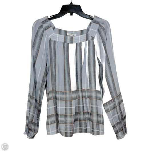 Top 3/4 Sleeve By Lc Lauren Conrad In Striped Pattern, Size: M