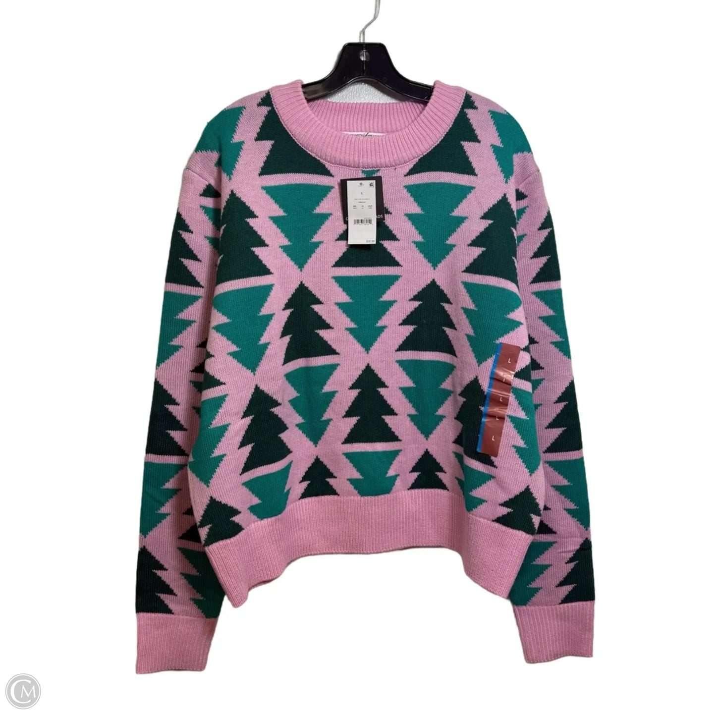 Sweater By Grayson Threads In Pink, Size: L