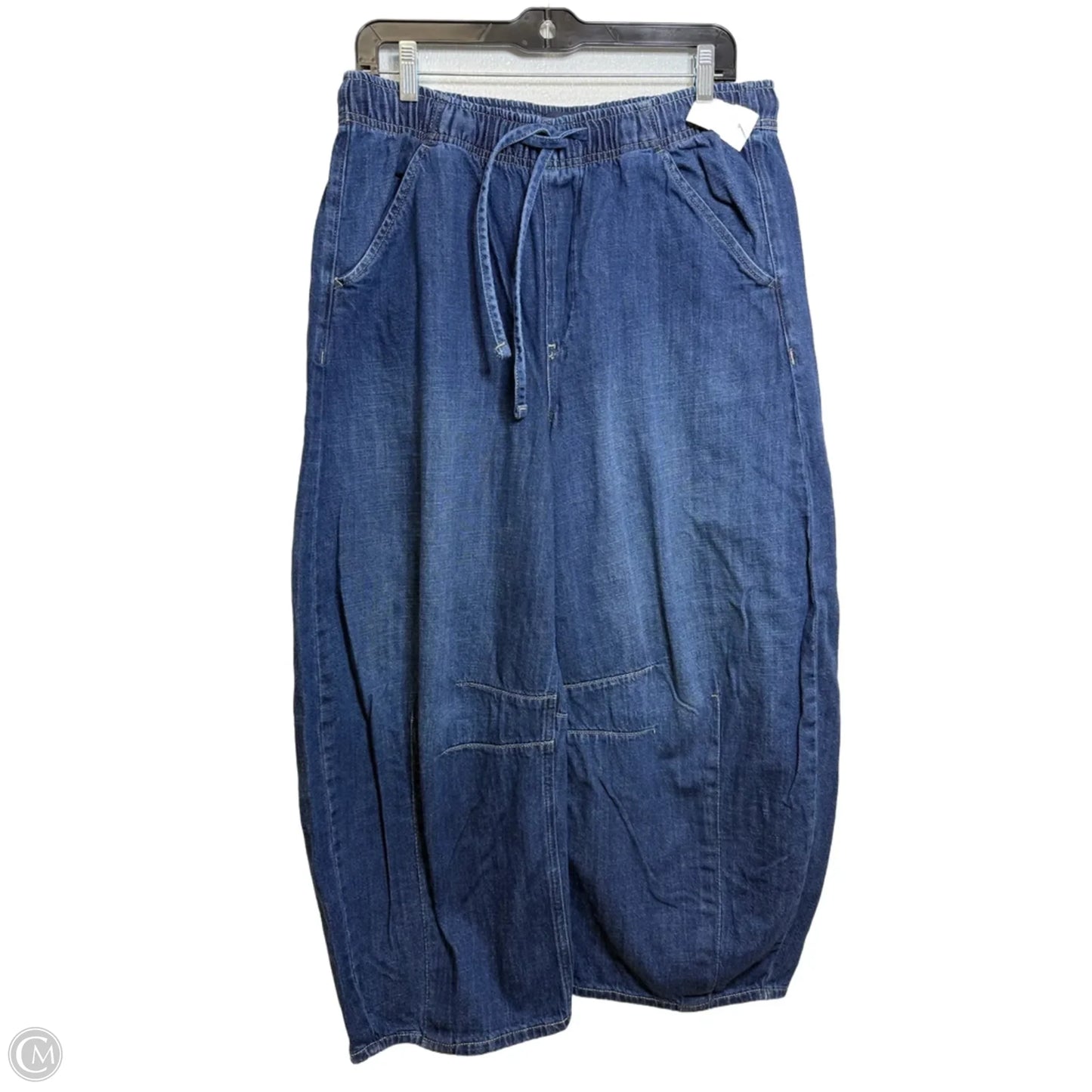 Jeans Boot Cut By Gap In Blue Denim, Size: M