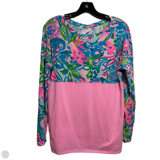 Top Long Sleeve Designer By Lilly Pulitzer In Multi-colored, Size: S