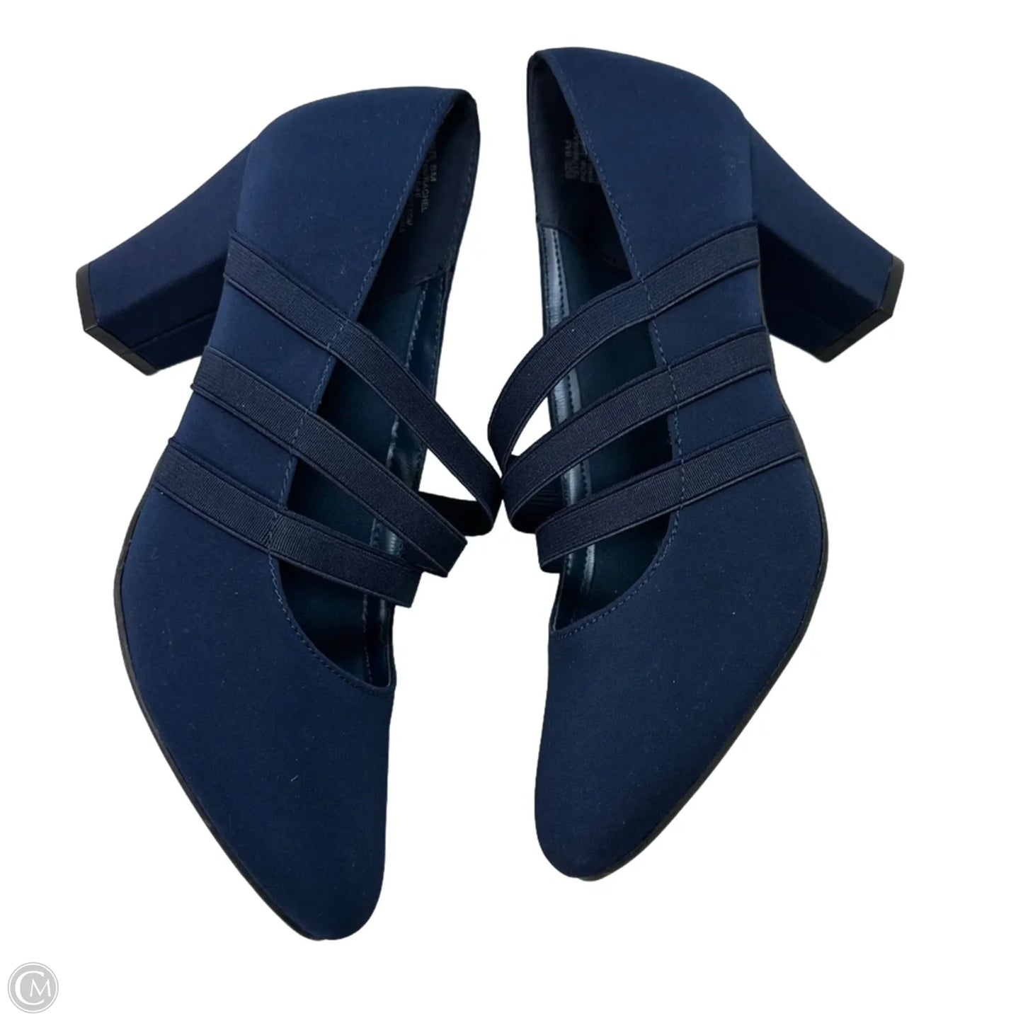 Shoes Heels Block By Clothes Mentor In Navy, Size: 8