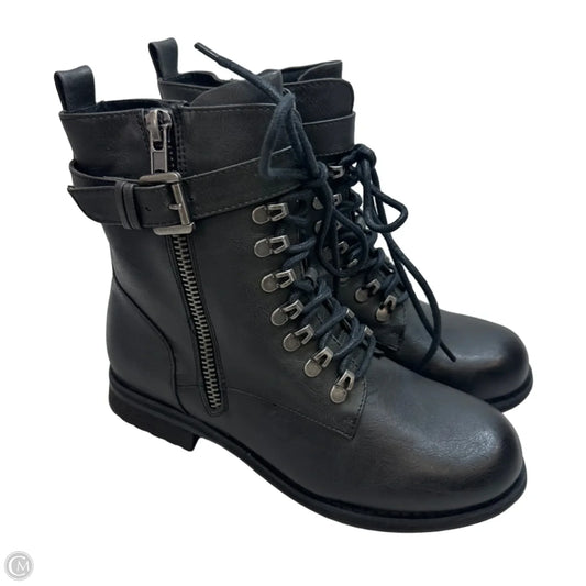 Boots Combat By Lane Bryant In Black, Size: 9 W