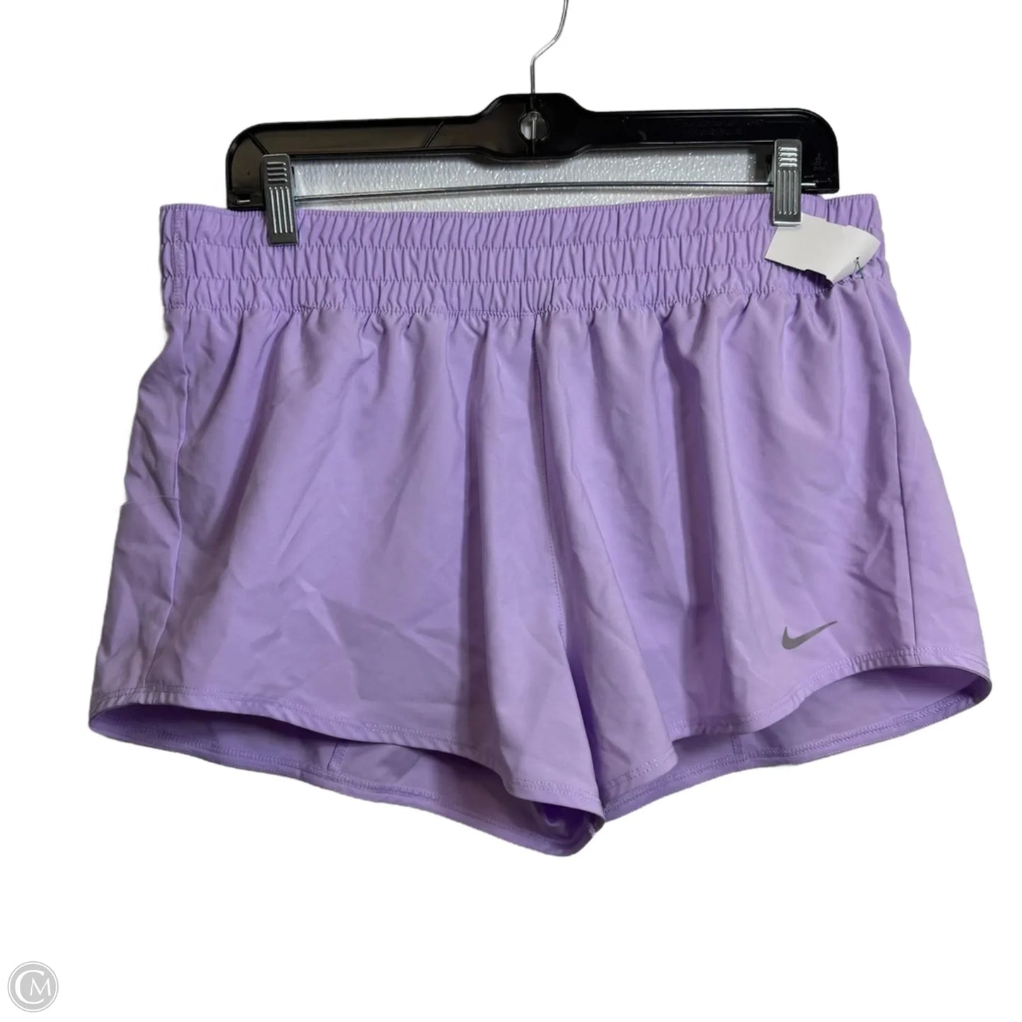 Athletic Shorts By Nike In Purple, Size: L