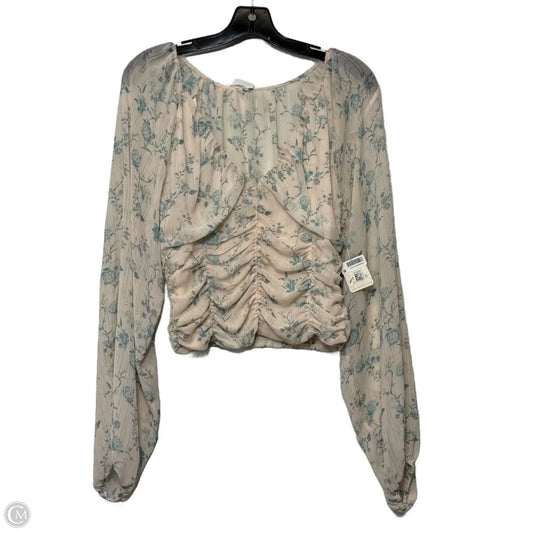 Top Long Sleeve By Free People In Multi-colored, Size: S