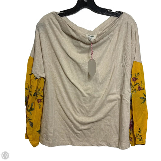 Top Long Sleeve By Umgee In Cream, Size: L