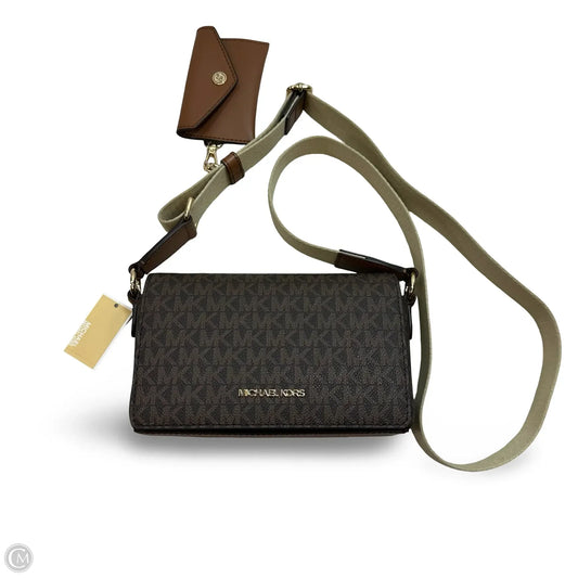 Kors Vincent small signature logo crossbody bag with a card case Designer By Michael Kors, Size: Small