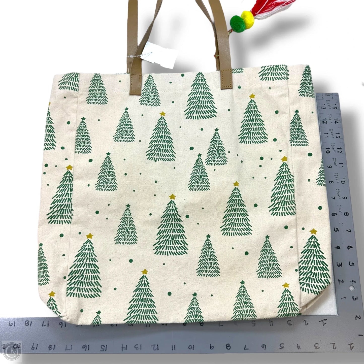 Christmas Tote By Clothes Mentor, Size: Large
