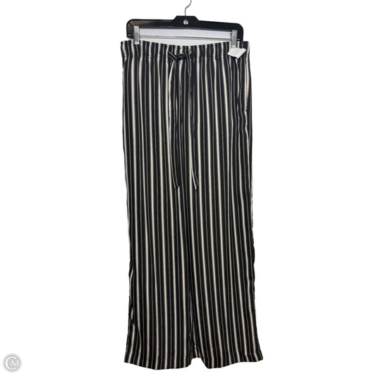 Pants Linen By H&m In Striped Pattern, Size: M