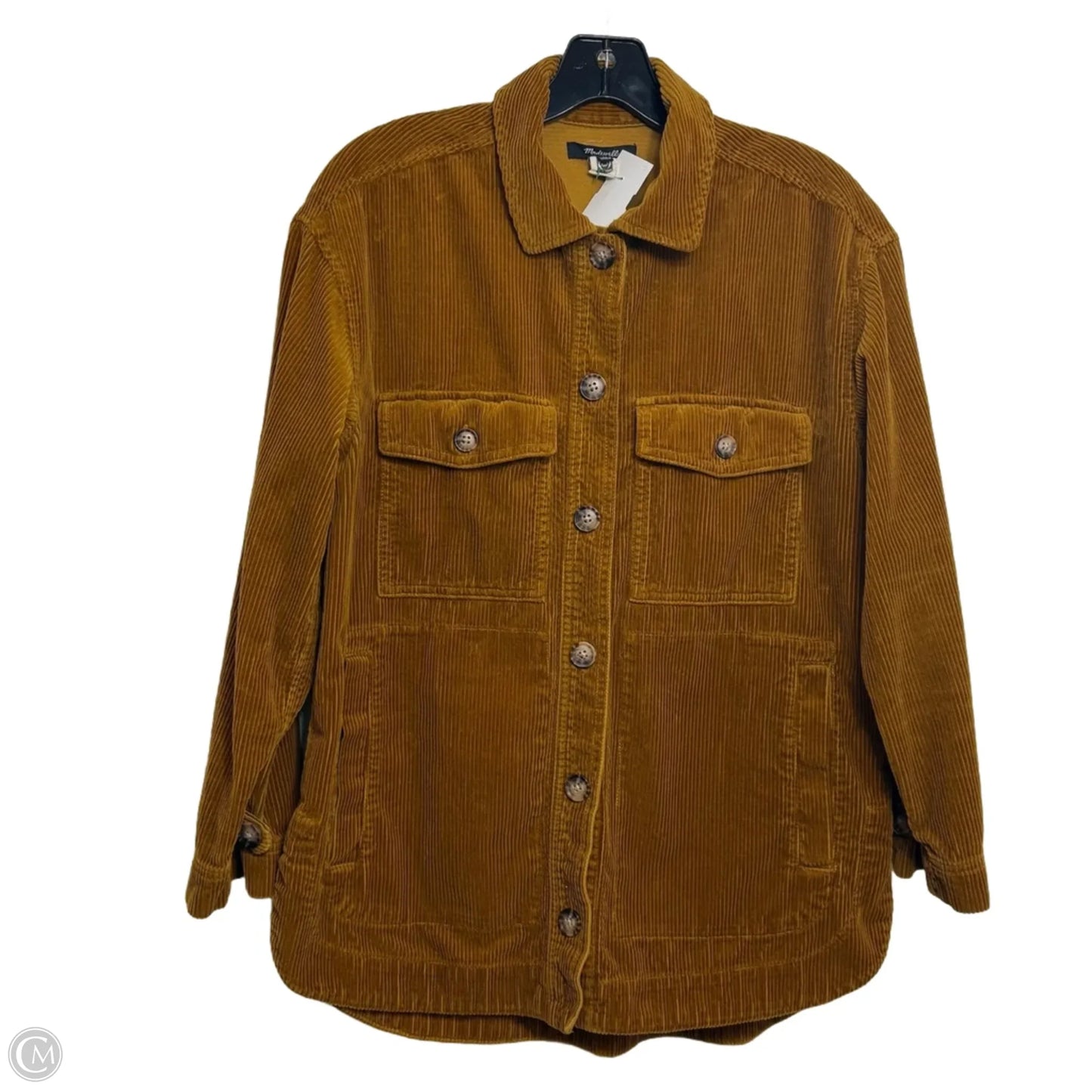 Top Long Sleeve By Madewell In Brown, Size: Xs