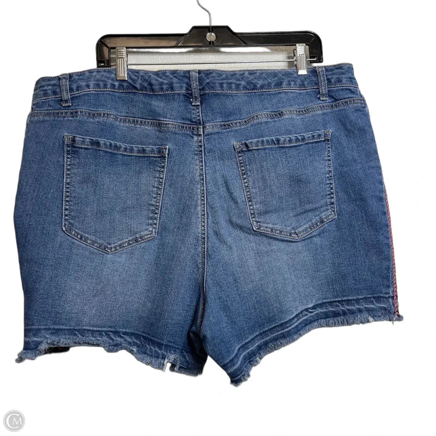 Shorts By Terra & Sky In Blue Denim, Size: 22