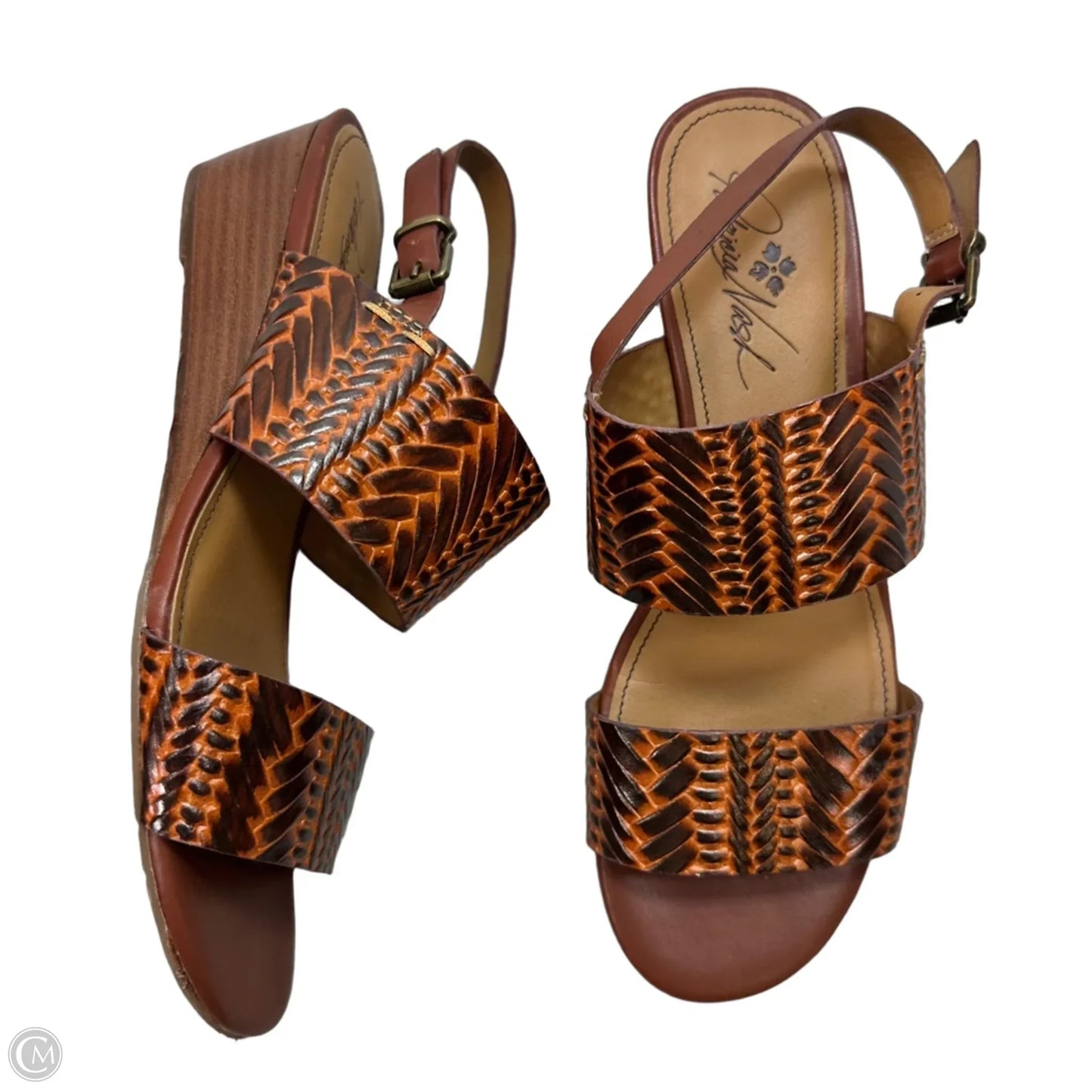 Shoes Designer By Patricia Nash In Brown, Size: 9.5