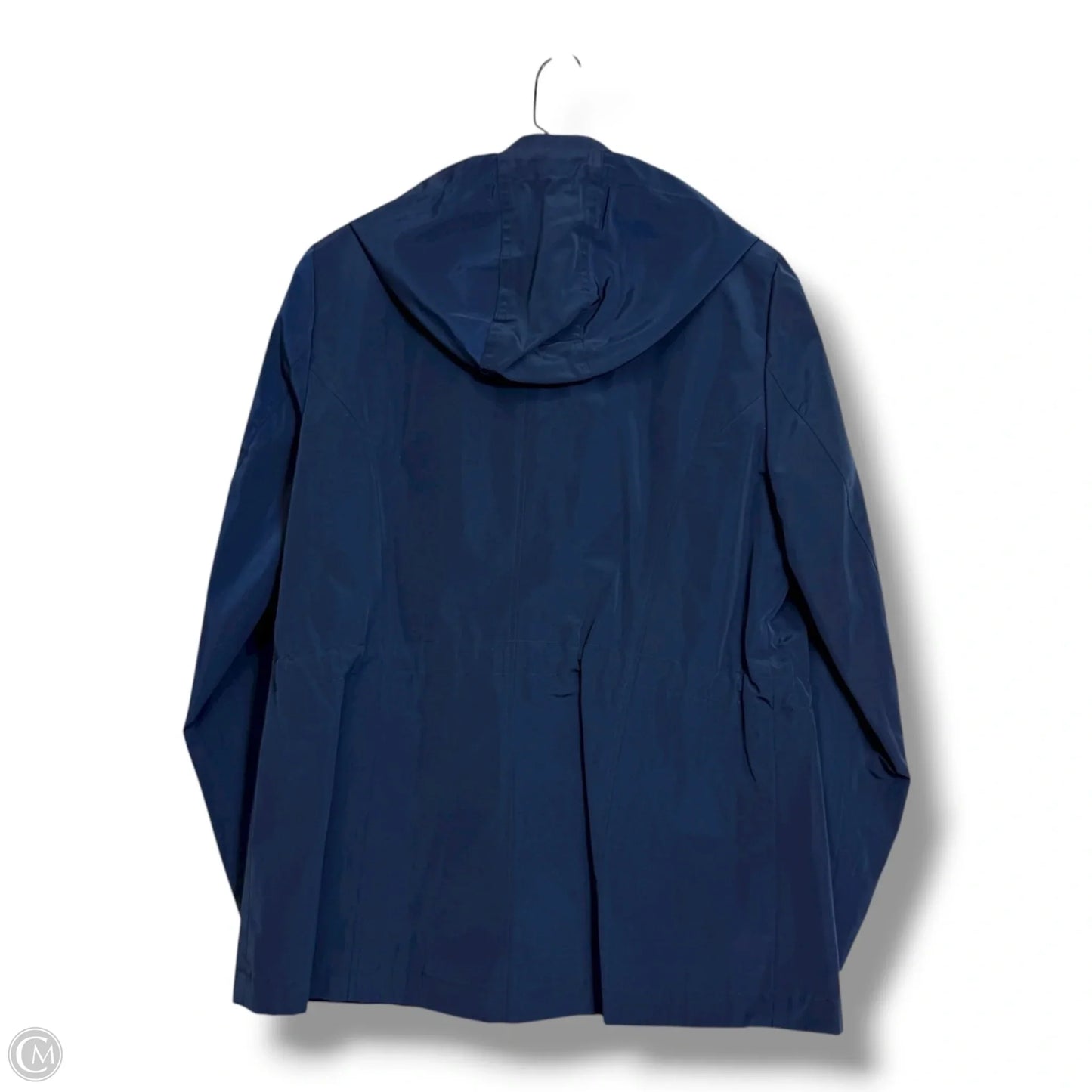 Coat Raincoat By Style And Company In Navy, Size: M