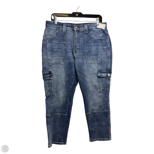 Jeans Straight By Kancan In Blue Denim, Size: 12