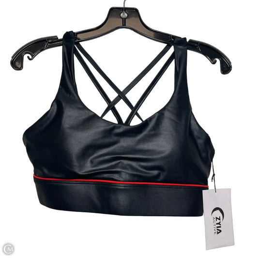 Athletic Bra By Clothes Mentor In Black, Size: L