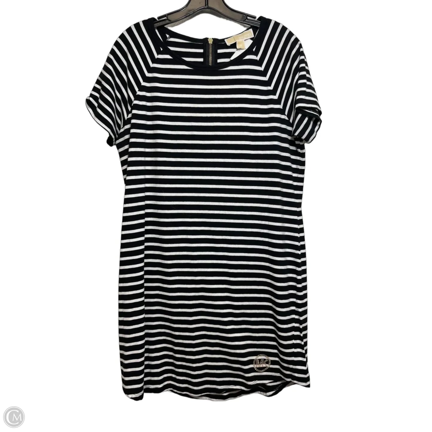 Dress Designer By Michael Kors In Striped Pattern, Size: M