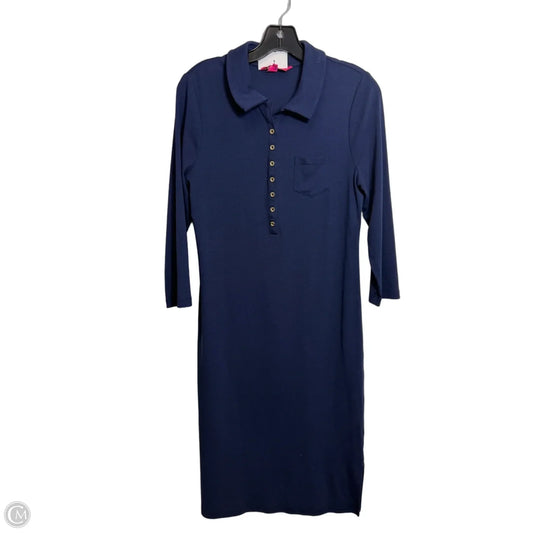 Dress Designer By Lilly Pulitzer In Navy, Size: M