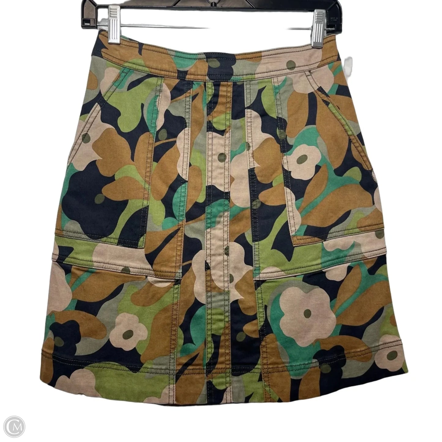 Skirt Midi By Cabi In Camouflage Print, Size: 0