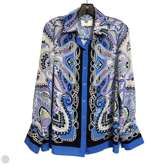 Top Long Sleeve By Clothes Mentor In Multi-colored, Size: S