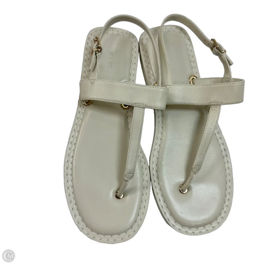 Sandals Flats By Aerosoles In White, Size: 8