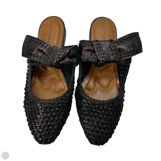 Sandals Flats By Lucky Brand In Bronze, Size: 8