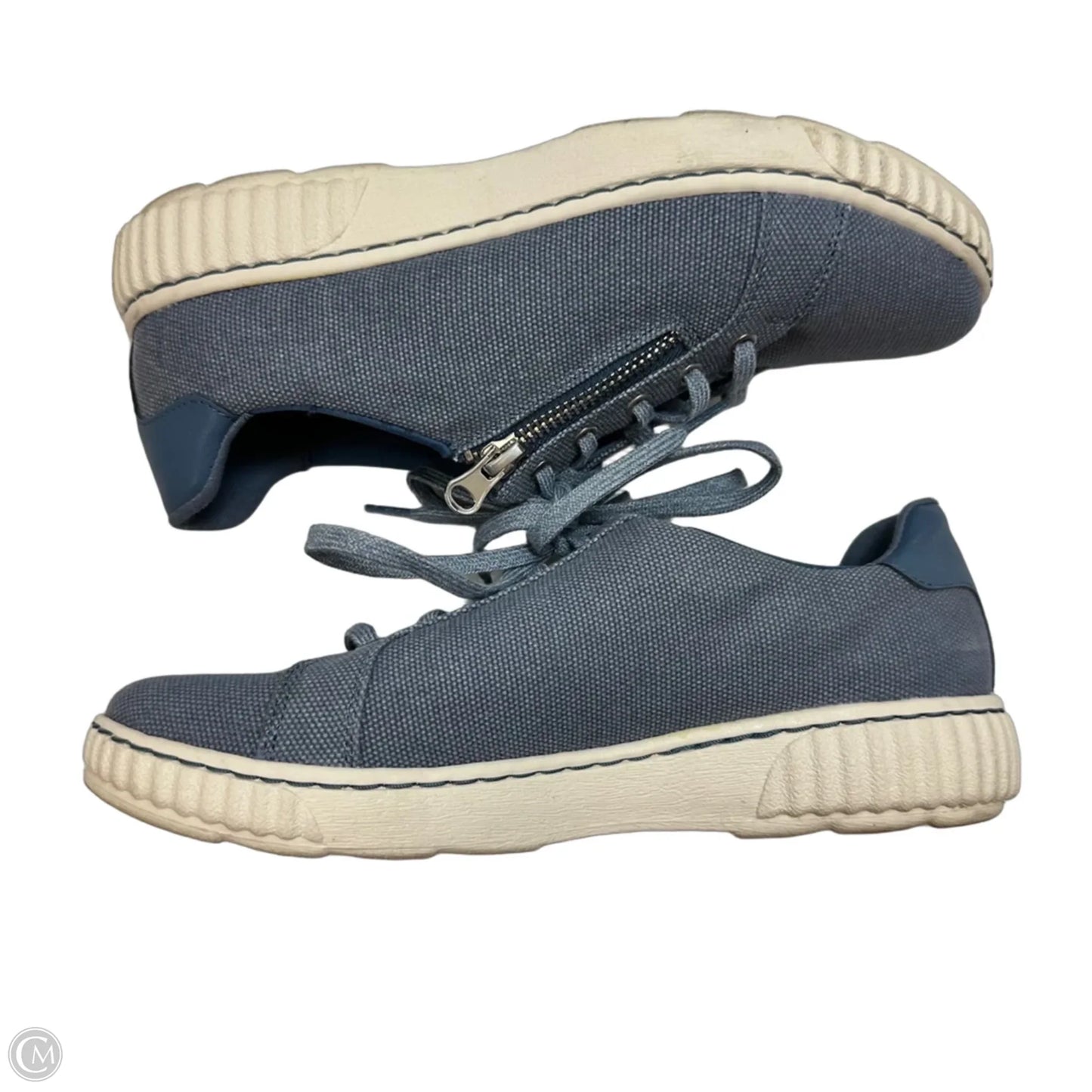 Shoes Sneakers By Clarks In Blue, Size: 6