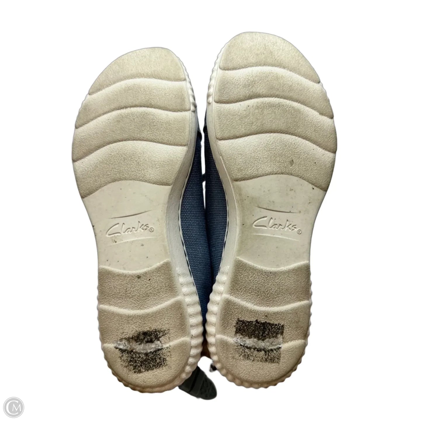 Shoes Sneakers By Clarks In Blue, Size: 6