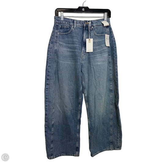 Jeans Wide Leg By Good American In Blue Denim, Size: 0