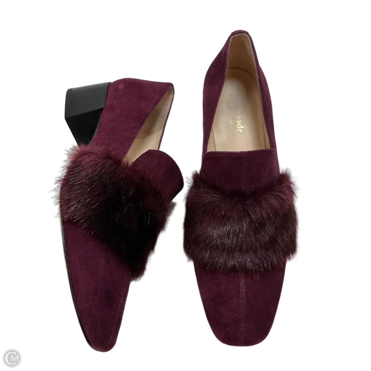 Shoes Designer By Kate Spade In Maroon, Size: 9