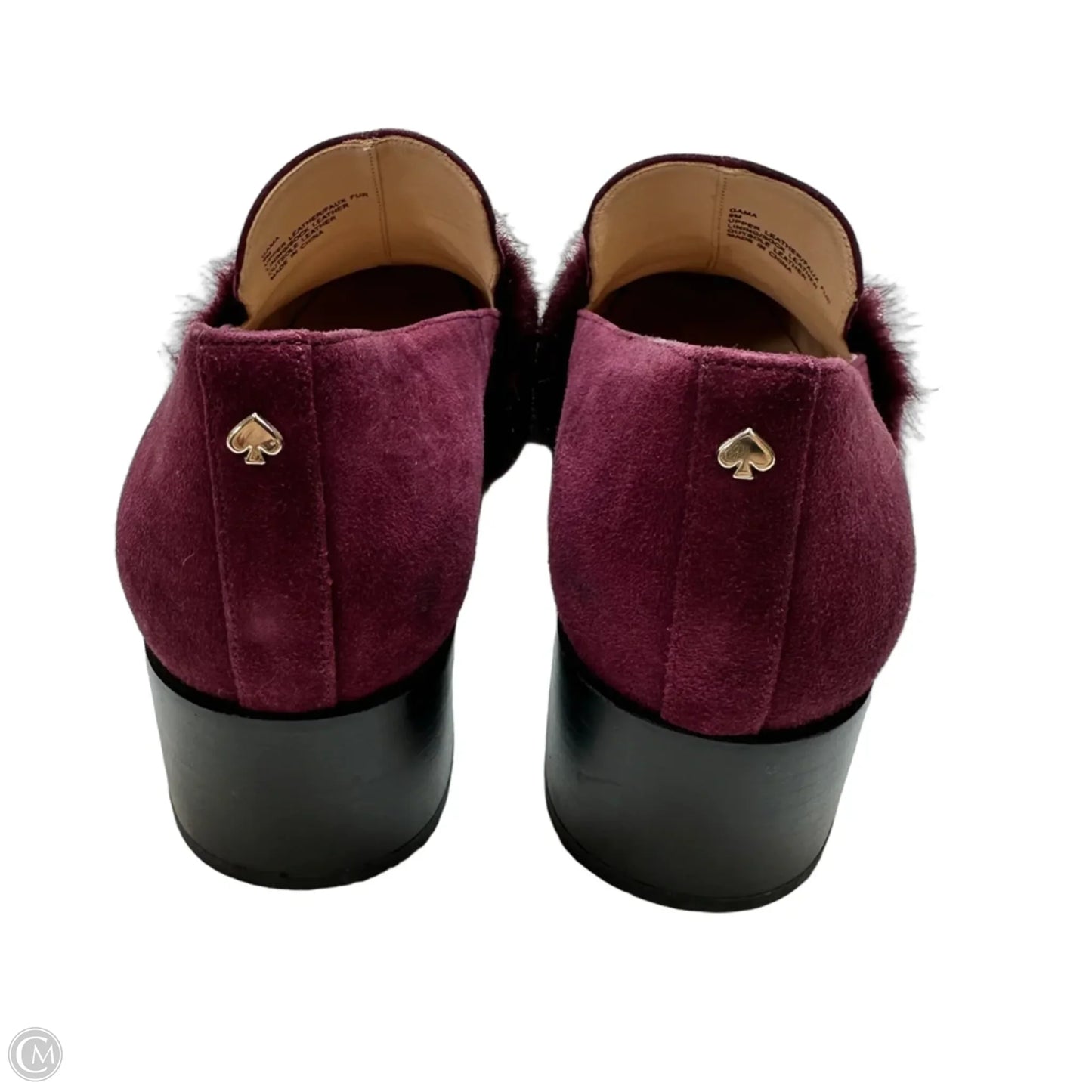 Shoes Designer By Kate Spade In Maroon, Size: 9