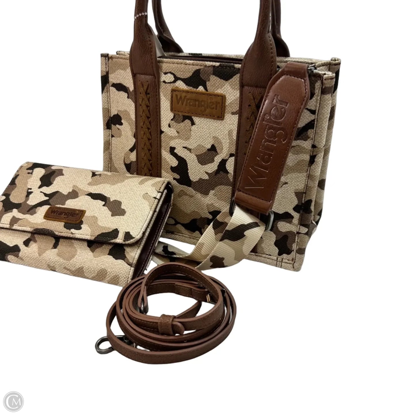 Handbag & crossbody set By Wrangler, Size: Medium