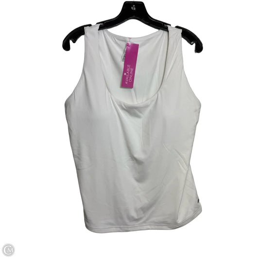 Athletic Tank Top By Clothes Mentor In White, Size: 2x