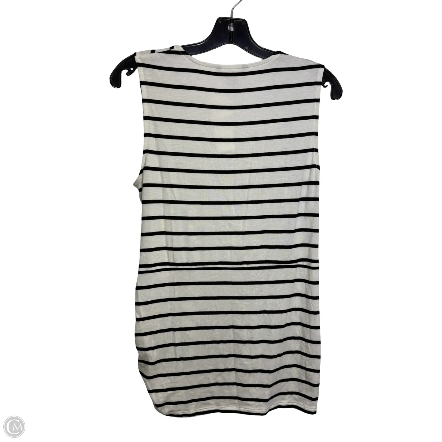Top Sleeveless By Banana Republic In Striped Pattern, Size: M