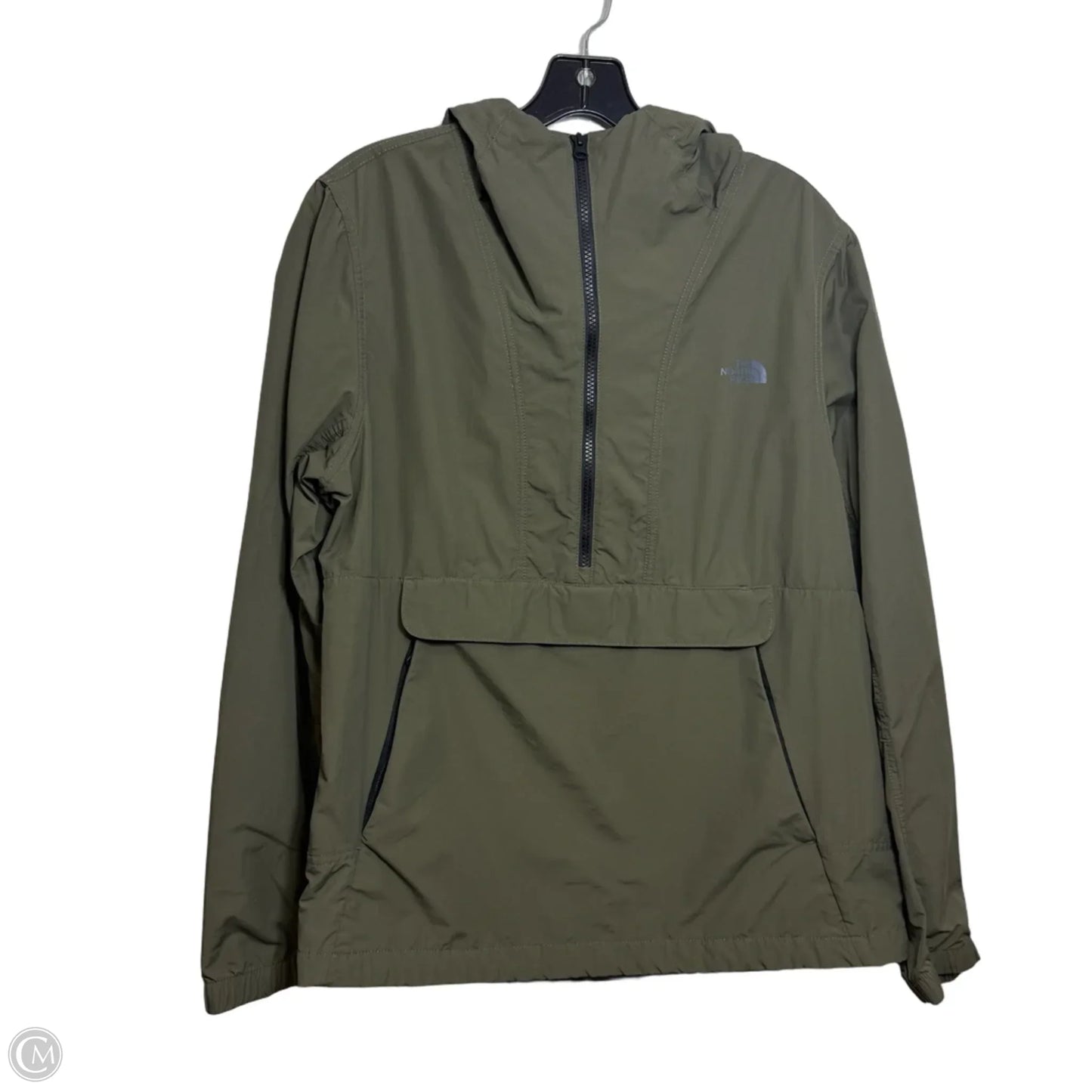 Jacket Windbreaker By The North Face In Green, Size: Xl
