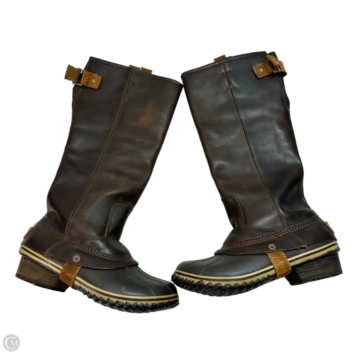 Boots Over-the-knee Flats By Sorel In Brown, Size: 8