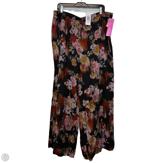 Pants wide leg By Torrid In Multi-colored, Size: 2x short