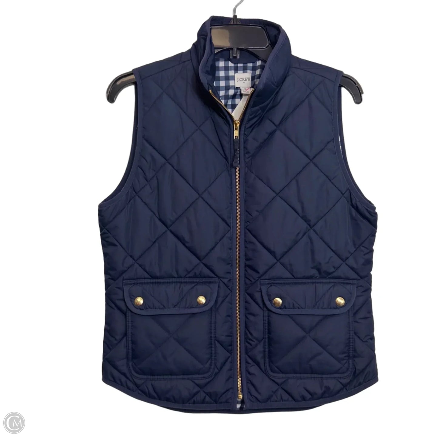 Vest Puffer & Quilted By J. Crew In Navy, Size: S
