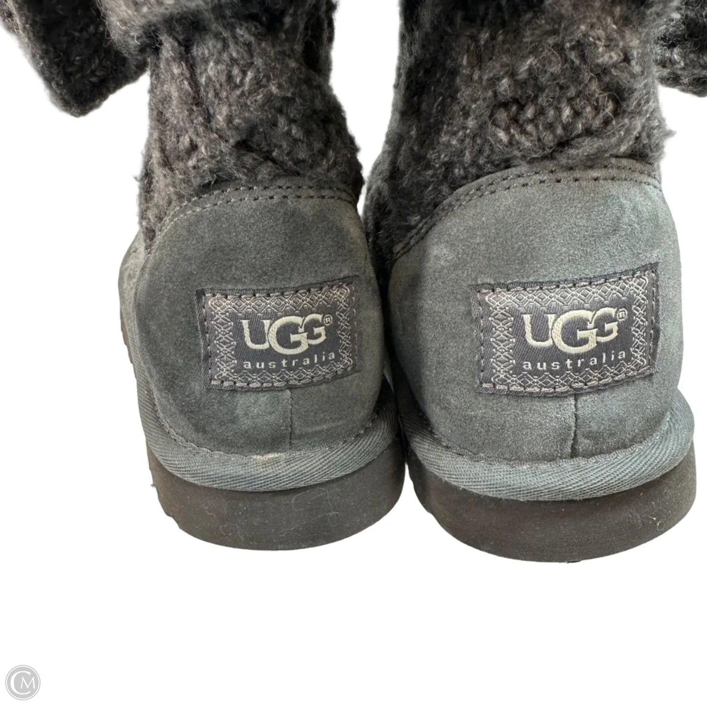 Boots Designer By Ugg In Grey, Size: 8