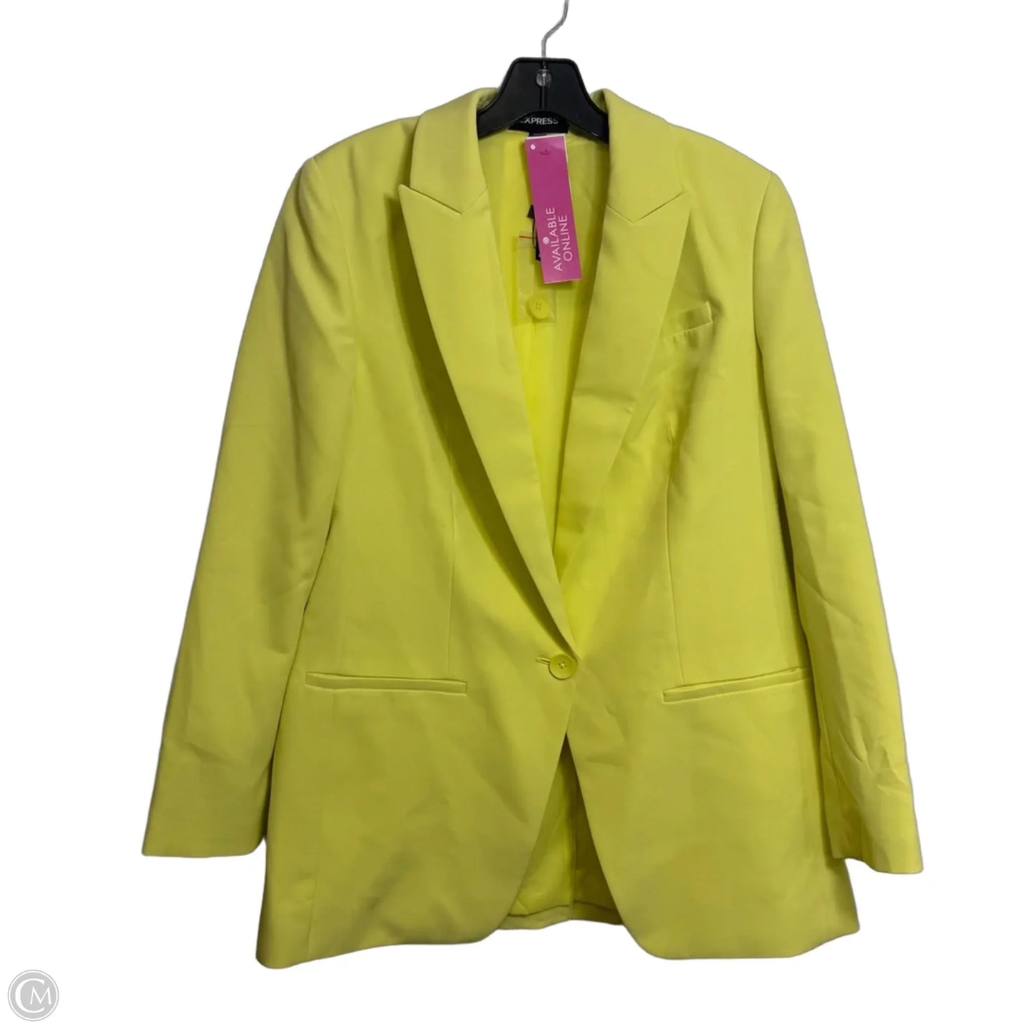 Blazer By Express In Yellow, Size: M