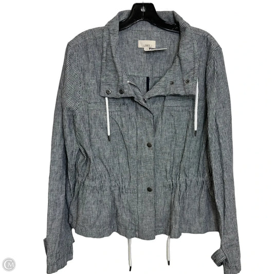 Jacket Other By Loft In Striped Pattern, Size: M