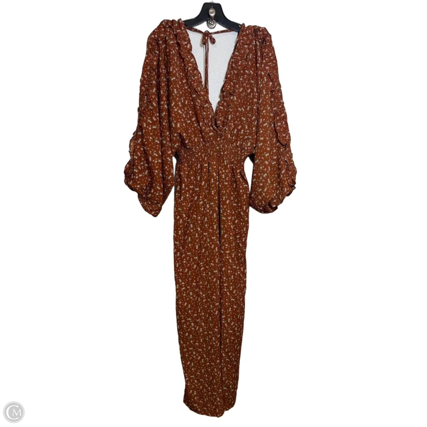 Jumpsuit By Clothes Mentor In Brown, Size: M