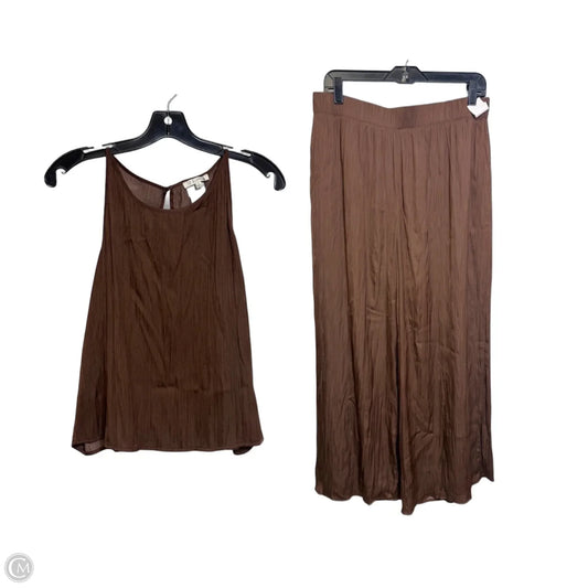 Pants Set 2pc By Z Supply In Brown, Size: L