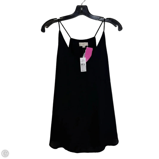 Top Sleeveless By Loft In Black, Size: M