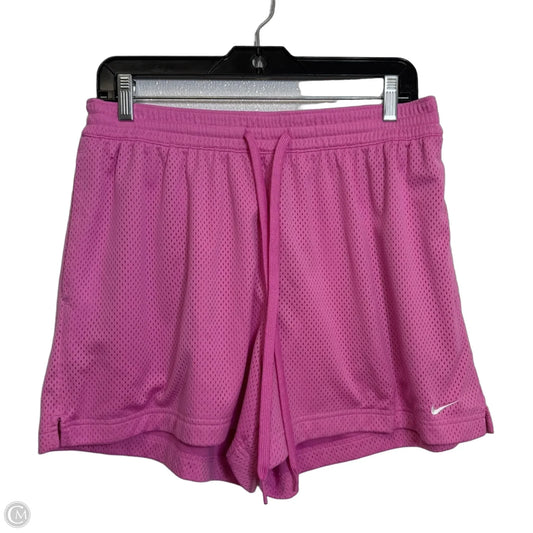 Athletic Shorts By Nike In Pink, Size: L