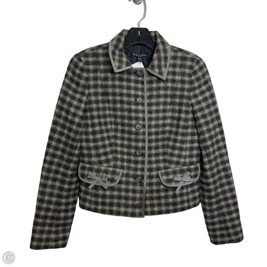 Blazer By Brooks Brothers In Grey, Size: 4