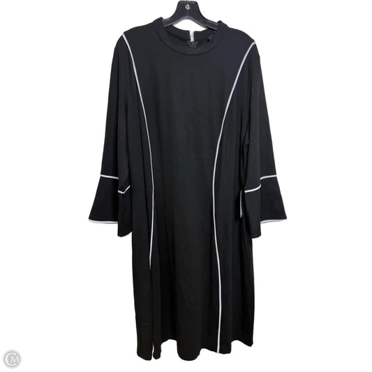 Dress Casual Maxi By Eloquii In Black, Size: Xxl