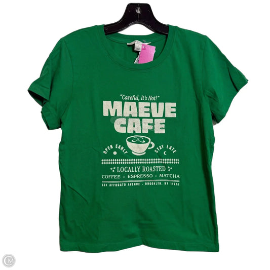 Top Short Sleeve By Maeve In Green, Size: S